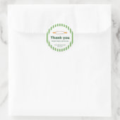 Bakkerij Bedankt Sticker - Aangepast Bakontwerp (Tas)
