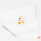 Bakkerij Bedankt Sticker Aangepast Chef Logo Ontw (Envelop)