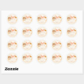 Bakkerij Bedankt Sticker - Schattig Meisje Bakker (Vel)