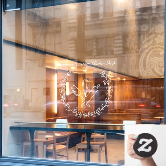 Bakkerij Bedrijf aanpassen Raamsticker (Cafe Raam)