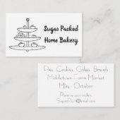 Bakkerij Behandelt op een Visitekaartje met gelaag (Voorkant / Achterkant)