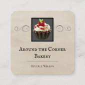 Bakkerij | Beige Visitekaartje (Voorkant)