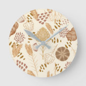 Bakkerij Bliss: Ambachtelijk Brood & Gerst, Beige Ronde Klok (Voorkant)