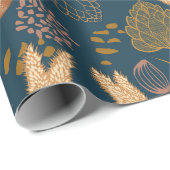 Bakkerij Bliss: Ambachtelijk Brood & Gerst, Blauwg Cadeaupapier (Rol Hoek)