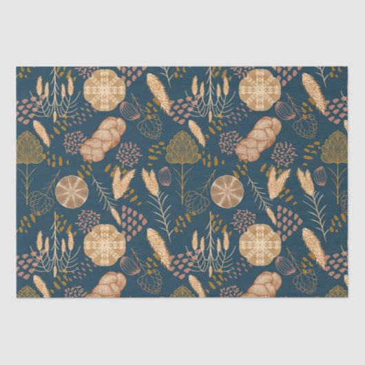 Bakkerij Bliss: Ambachtelijk Brood & Gerst, Blauwg Tissuepapier (Voorkant)