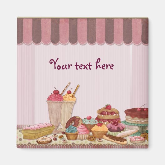 Bakkerij Boutique Cakes - Patisserie Magnet (Voorkant)