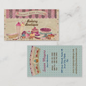 Bakkerij Boutique Cakes & Patisserie Visitekaartje (Voorkant / Achterkant)