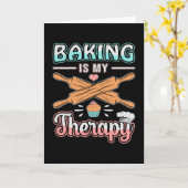 Bakkerij Brood Bake Cake Therapie Gift Idee Kaart (Gele Bloem)