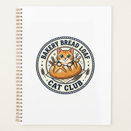 Bakkerij Brood Laag Kat Kat Moeder Cadeau Idee - B Planner (Voorkant)