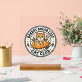 Bakkerij Brood Laib Kat Kat Moeder Cadeau Idee - B Acryl Bord (Huwelijk)