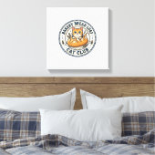 Bakkerij Brood Laib Kat Kat Moeder Cadeau Idee - B Canvas Afdruk (Insitu (Slaapkamer))
