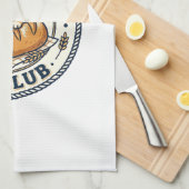 Bakkerij Brood Laib Kat Kat Moeder Cadeau Idee - B Theedoek (Quarter Fold)