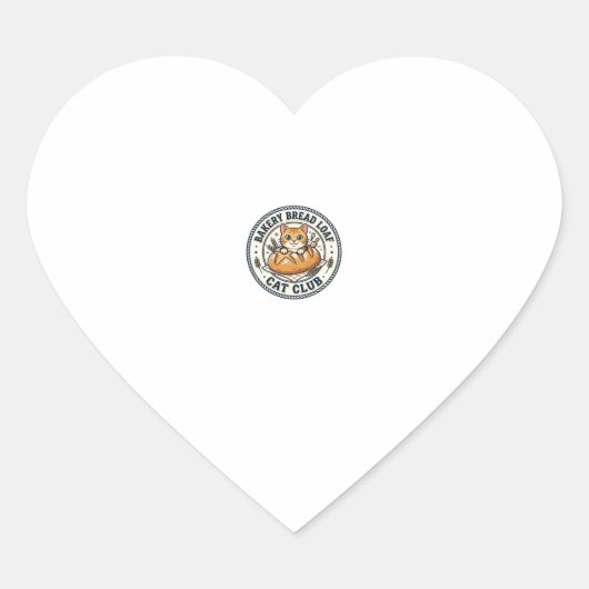 Bakkerij Brood Laib Katten Katten Moeder Cadeau Id Hart Sticker (Voorkant)