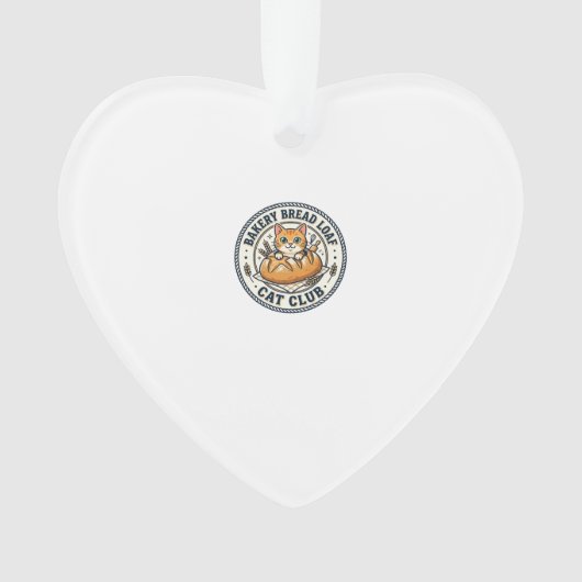 Bakkerij Brood Laib Katten Katten Moeder Cadeau Id Ornament (voorkant)