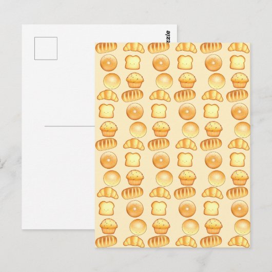 Bakkerij Brood Treats Briefkaart (Voorkant / Achterkant)