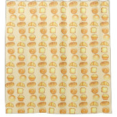 Bakkerij Brood Treats Douchegordijn (Voorkant)