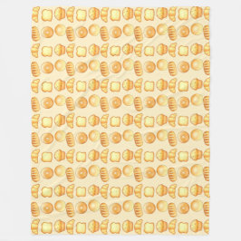 Bakkerij Brood Treats Fleece Deken