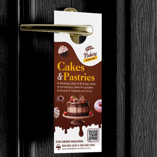 Bakkerij Bruiloft Verjaardag & Jubileum Cake gebak Deurhanger