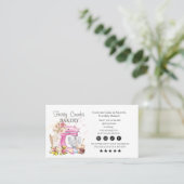 Bakkerij Business Loyalty-Visitekaartje Visitekaartje (Staand voorkant)