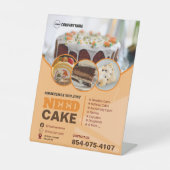 Bakkerij Business Pedestal Sign Reclamebord Met Voetstuk (Voorkant)