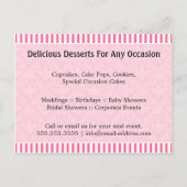 Bakkerij Business Promotional Briefkaart (Achterkant)