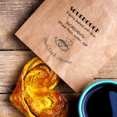 Bakkerij Business Sourdough Ingrediënten Verpakkin Rubberstempel