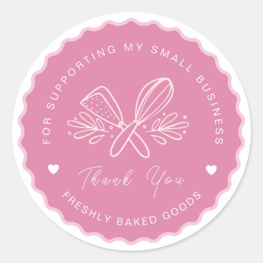 Bakkerij Business Sticker (Voorkant)