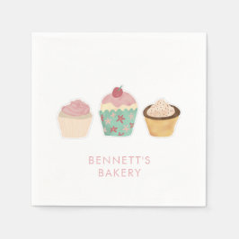 Bakkerij Cafe Cupcake Bedrijf Afhaal Servet