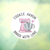 Bakkerij Cake Bevroor Drips Cookie Raamsticker (Vel 3)