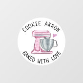 Bakkerij Cake Bevroor Drips Cookie Raamsticker (Vel)