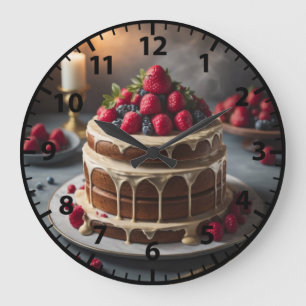 Bakkerij Cake Gebakken Waren Foodie Grote Klok