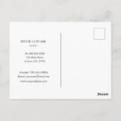 Bakkerij Cake mixer We zijn open promotioneel Briefkaart (Achterkant)