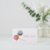 Bakkerij Cake Pop Cake Decorateur Visitekaartje (Staand voorkant)