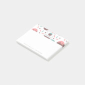 Bakkerij Cake Pop Strooibusine Logo Post-it® Notes (Schuin)