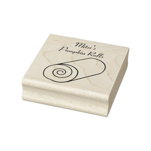 Bakkerij Cake Roll Art Stamp Rubberstempel (Stempel)