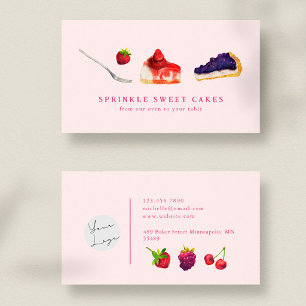 Bakkerij Cake Shop Tart Visitekaartje