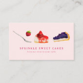 Bakkerij Cake Shop Tart Visitekaartje (Voorkant)