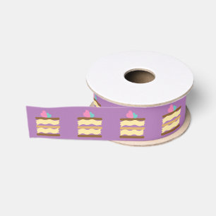 Bakkerij cakepunt met harten grosgrain lint