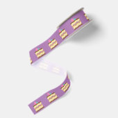 Bakkerij cakepunt met harten grosgrain lint (Achterkant)