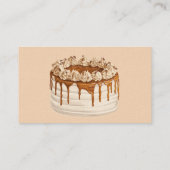 Bakkerij Catering Gebakken Goederen Chef-kok Visitekaartje (Achterkant)