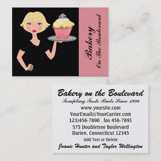 Bakkerij/catering/restaurant - SRF Visitekaartje (Voorkant / Achterkant)