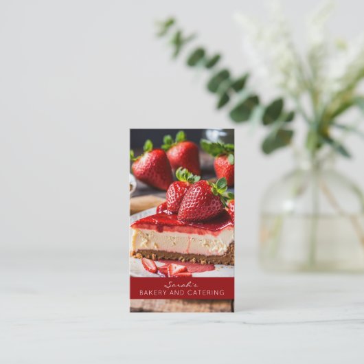 Bakkerij Catering Visitekaartje (Staand voorkant)