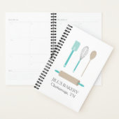 Bakkerij Chef Blauwgroen keukengereedschap Planner (Display)
