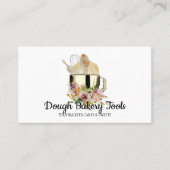 Bakkerij Chef Patisserie Pastry Cake Dough Visitekaartje (Voorkant)