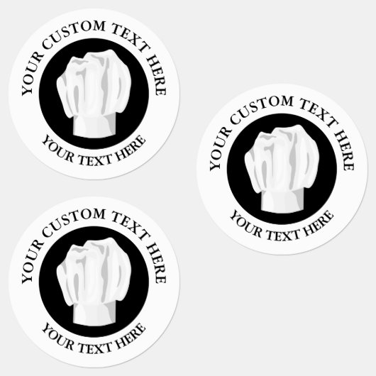 Bakkerij Chef Pet Aangepast Logo Labels (Groep)