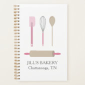 Bakkerij Chef Pink Kitchen Tool Planner (Voorkant)