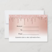 Bakkerij Chef Roos Gold Dripping Cadeaubonnen (Achterkant)