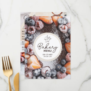 Bakkerij / Confectie / Bakwinkel (Sjabloon) Menu