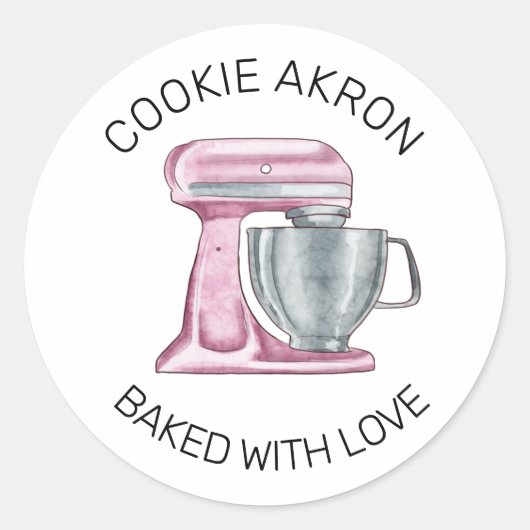 Bakkerij Cookie Cupcake Label (Voorkant)