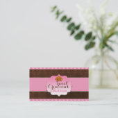 Bakkerij Cookies Sweet Business Visitekaartje (Staand voorkant)